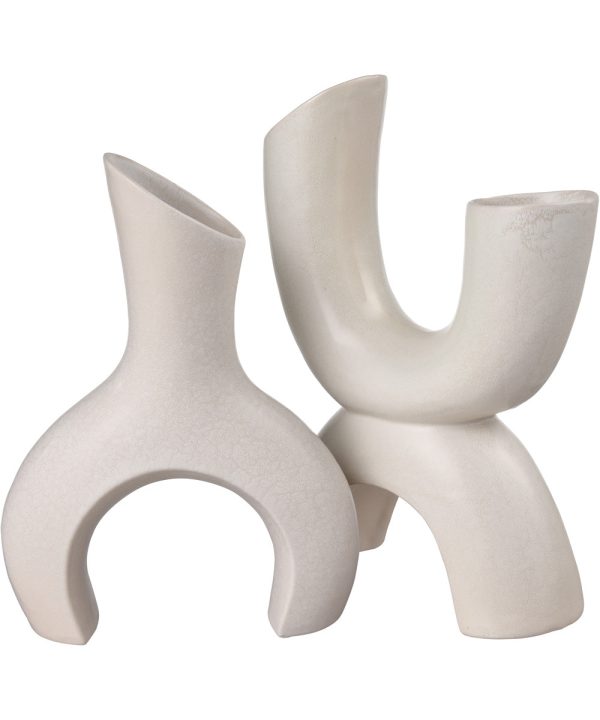 Tina Vase I - Ivory Hot on Sale