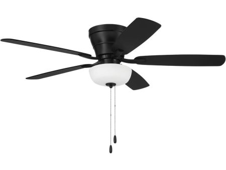 Wheeler 52 2-Light Bowl 2-Light Fan Flat Black on Sale