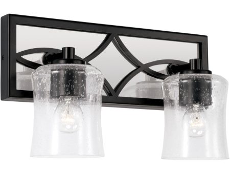 Avery 2-Light Vanity Matte Black For Cheap