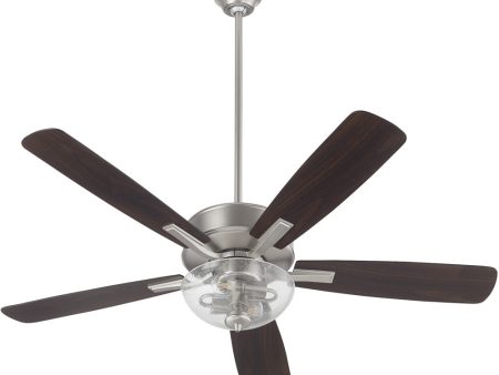 52  Ovation 2-light LED Ceiling Fan Satin Nickel Supply