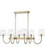 Brookside 6-Light Pendant Vintage Brass Supply