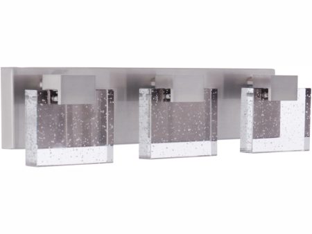 Alamere 3-Light Vanity Brushed Polished Nickel Cheap