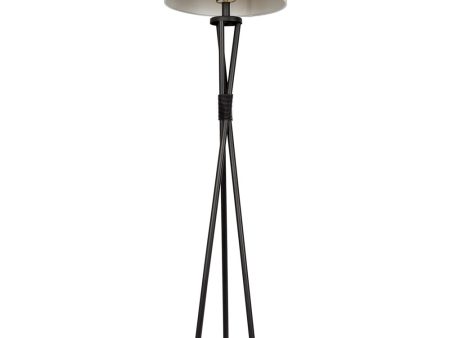 1-Light Floor Lamp Flat Black Supply