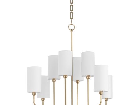 Tamara Day s Charlotte 8-light Chandelier Aged Brass Discount