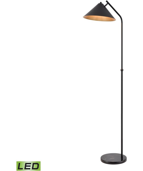 Timon 67   High 1-Light Floor Lamp - Matte Black - Includes LED Bulb Sale