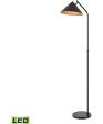 Timon 67   High 1-Light Floor Lamp - Matte Black - Includes LED Bulb Sale