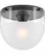 Beck 1-Light Small Flush Mount in Black Online now