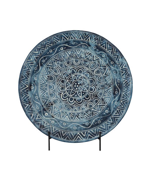 Kattan Plate Stand - Dark Blue Online Hot Sale