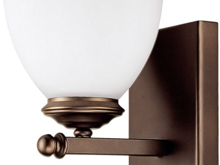 5 W Chapman 1-Light Sconce Burnished Bronze Online now