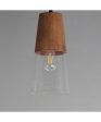 Carpenter 6.5 inch Mini Pendant Walnut   Black Online