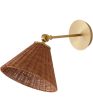 1-light Wall Mount Light Fixture Aged Brass on Sale