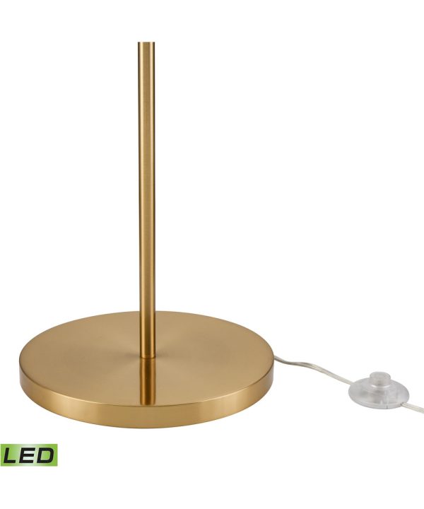 Orbital 69   High 1-Light Floor Lamp - Aged Brass - Includes LED Bulb Supply