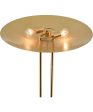 Marston 72   High 2-Light Floor Lamp - Aged Brass For Sale