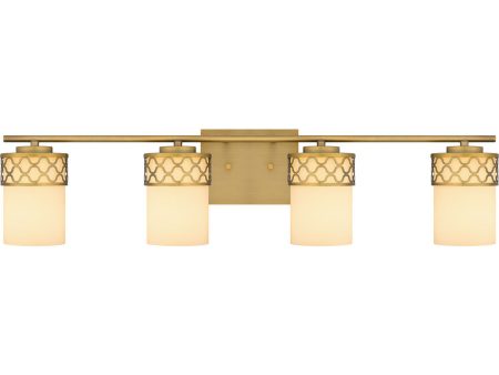 Tenley Extra Large 4-light Bath Light Aged Brass Online Hot Sale