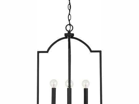 Carter 4-Light Foyer Matte Black Cheap