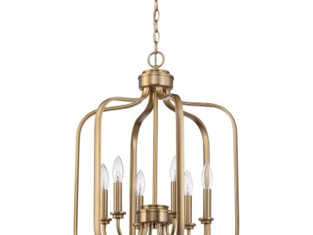 Bolden 6-Light Foyer Satin Brass For Cheap