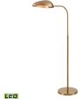 Alda 53.5   High 1-Light Floor Lamp - Aged Brass - Includes LED Bulb For Cheap