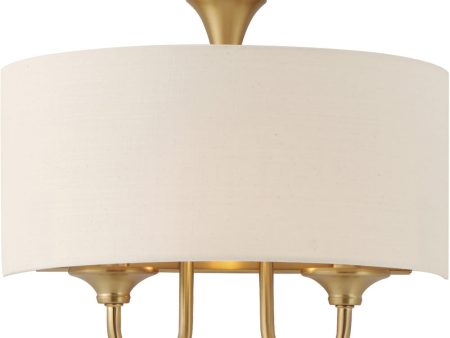 Bongo 1-Light Wall Sconce Natural Aged Brass Online