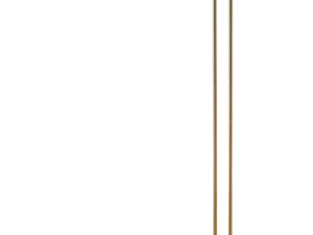 Marston 72   High 2-Light Floor Lamp - Aged Brass - Includes LED Bulb For Cheap