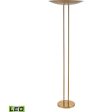 Marston 72   High 2-Light Floor Lamp - Aged Brass - Includes LED Bulb For Cheap