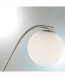 Roden 1-Light Floor Lamp Brushed Nickel Frost Glass Shade Online Hot Sale