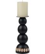 Dana Candleholder - Set of 2 Black Discount