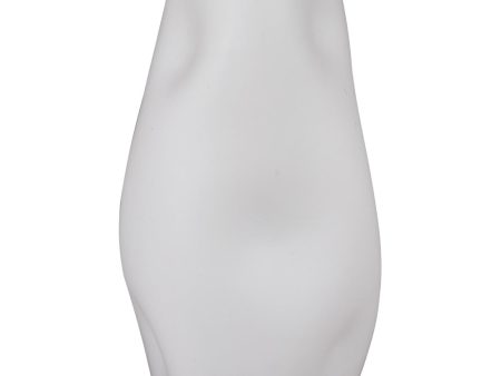 Dent Vase - Large White For Discount