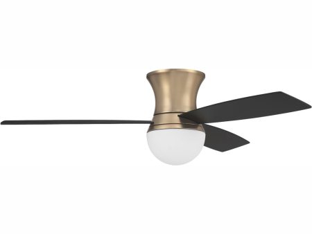 52  Daybreak 1-Light Ceiling Fan Satin Brass Discount