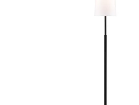 Matthias 65   High 1-Light Floor Lamp - Matte Black - Includes LED Bulb Fashion