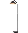 Timon 67   High 1-Light Floor Lamp - Matte Black Online now