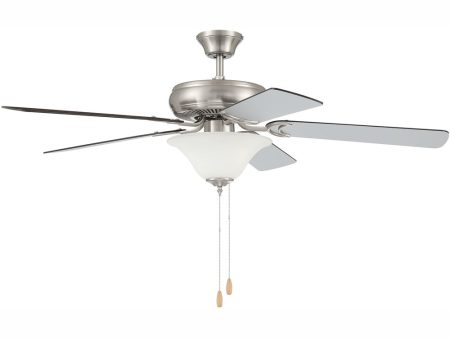 52  Decorator s Choice 2-Light Ceiling Fan Brushed Polished Nickel Supply