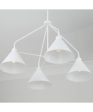 Alden 4-Light Chandelier Matte White Sale