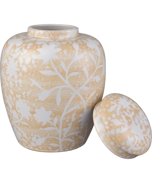 Yvonne Jar - Set of 2 Cream Glazed Supply