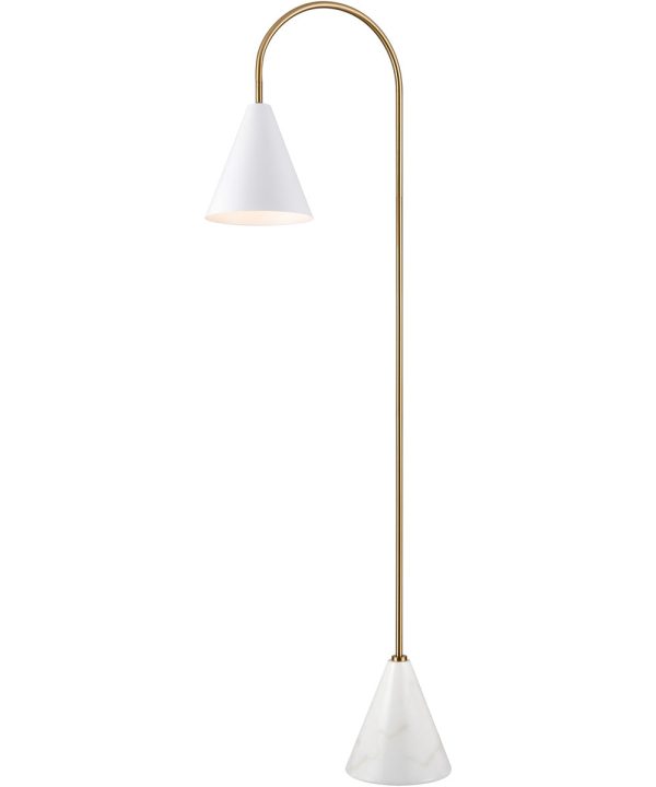 Tully 69   High 1-Light Floor Lamp - Matte White Online Sale