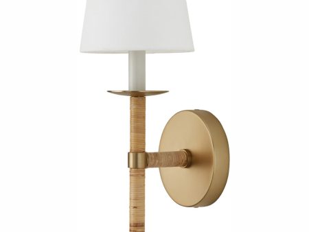 Tulum 1-Light Sconce Matte Brass Sale