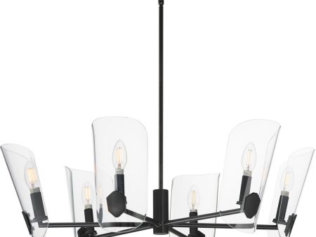 Armory 6-Light Chandelier Black Fashion