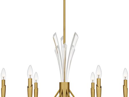 Cecily 6-light Chandelier Brushed Gold Supply