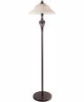 Crown II 2-Light Crown Floor Lamp W.Glass Shade Online Hot Sale