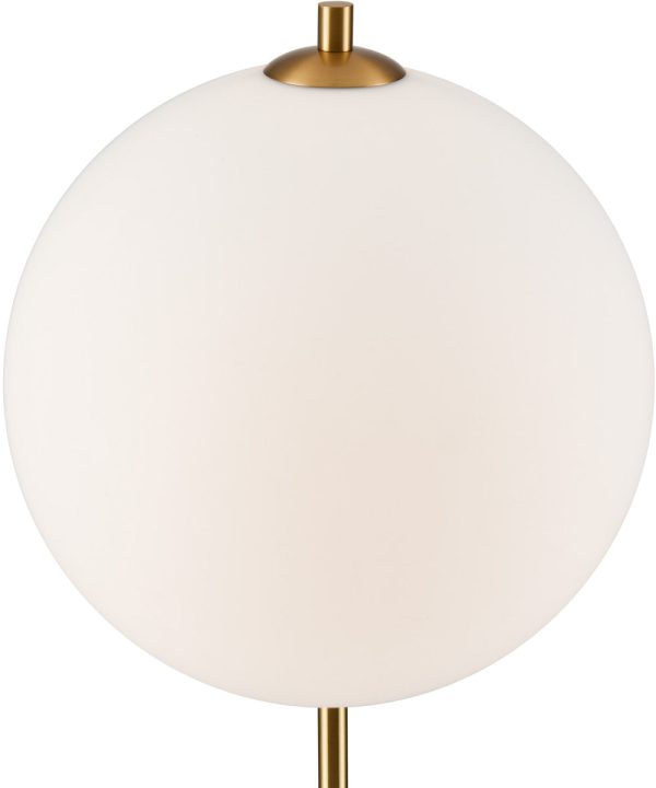 Orbital 69   High 1-Light Floor Lamp - Aged Brass Hot on Sale