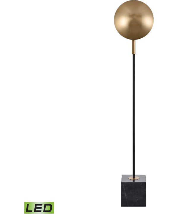 Addy 58   High 1-Light Floor Lamp - Aged Brass - Includes LED Bulb Sale