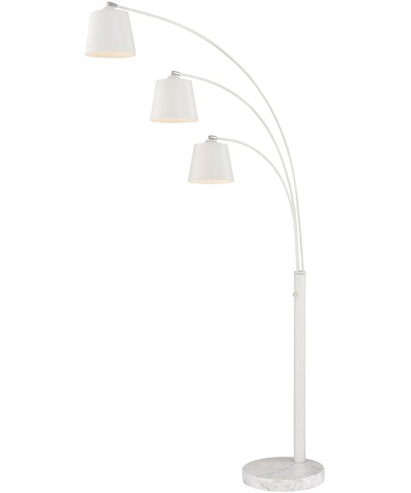 Quana 3-Light 3-Light Arch Lamp White Online Hot Sale