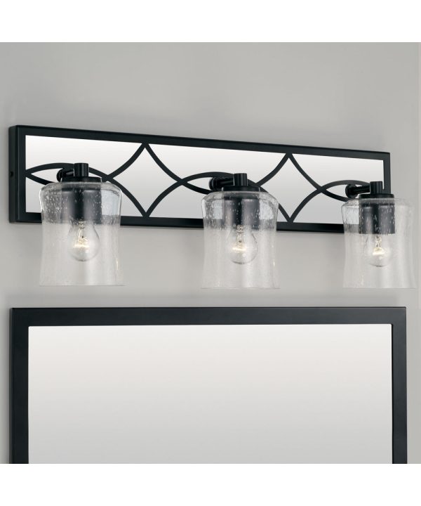 Avery 3-Light Vanity Matte Black Online