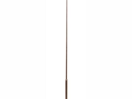 Slim Line 1-Light Metal Floor Lamp W. Glass Shade on Sale