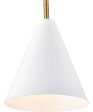 Tully 69   High 1-Light Floor Lamp - Matte White Online Sale