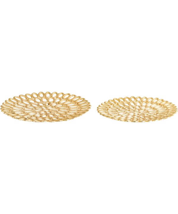 Regina Tray - Set of 2 Gold Fashion