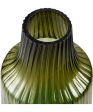 Velasco Ribbed Vase - Large Green Ombre Online now