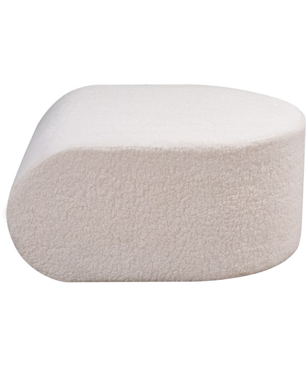 Keeler Pouf - White Supply