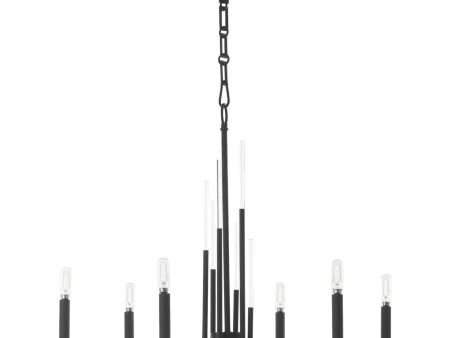 SUMMIT 6-light Chandelier Textured Black on Sale