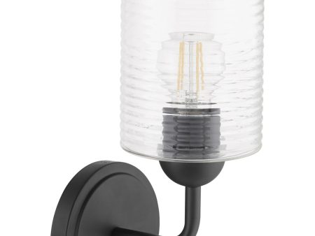 Tamara Day s Charlotte 1-light Wall Mount Light Fixture Matte Black For Discount