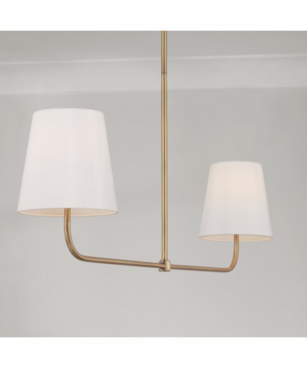 Brody 2-Light Island Aged Brass Discount